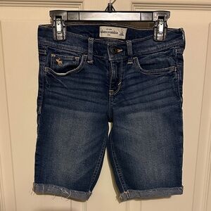 Abercrombie & Fitch Kids Denim Shorts - Dark Blue